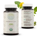 HerbEra Dandelion Leaf USDA Biologische 60 capsules 