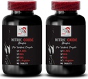 Calcium-alfa-ketoglutaraat - NITRIC OXIDE BOOSTER - Nitric oxide poeder L-arginine, Spierpomp, Krachttraining, Oefenkracht, Athletische boost, GKG supplement 2 Fles 180 Tabletten