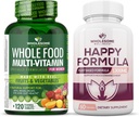 Geheel Wellness Geheel voedsel Multivitamine voor vrouwen - Natuurlijke Multi Vitaminen, Mineralen, Biologische Extracten Gelukkig Formule Natuurlijke Formule Relief Supplement Bundle