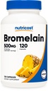 Nutricost Bromelain 500mg, 120 Vegetarische Capsules - Bromelain (1200 GDU), Non-GMO, Glutenvrij