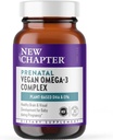 Nouveau chapitre Vegan Prenatal DHA, EPA et supplément DPA - Complexe Vegan Oméga-3 prénatal pour le développement sain du cerveau et des yeux pendant la grossesse - 30 Softgels